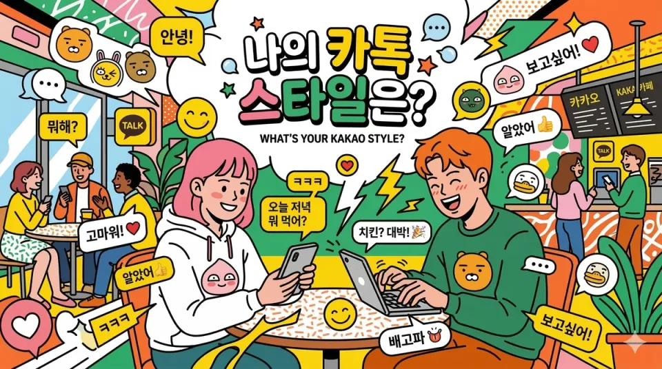 카톡 연락 유형 테스트